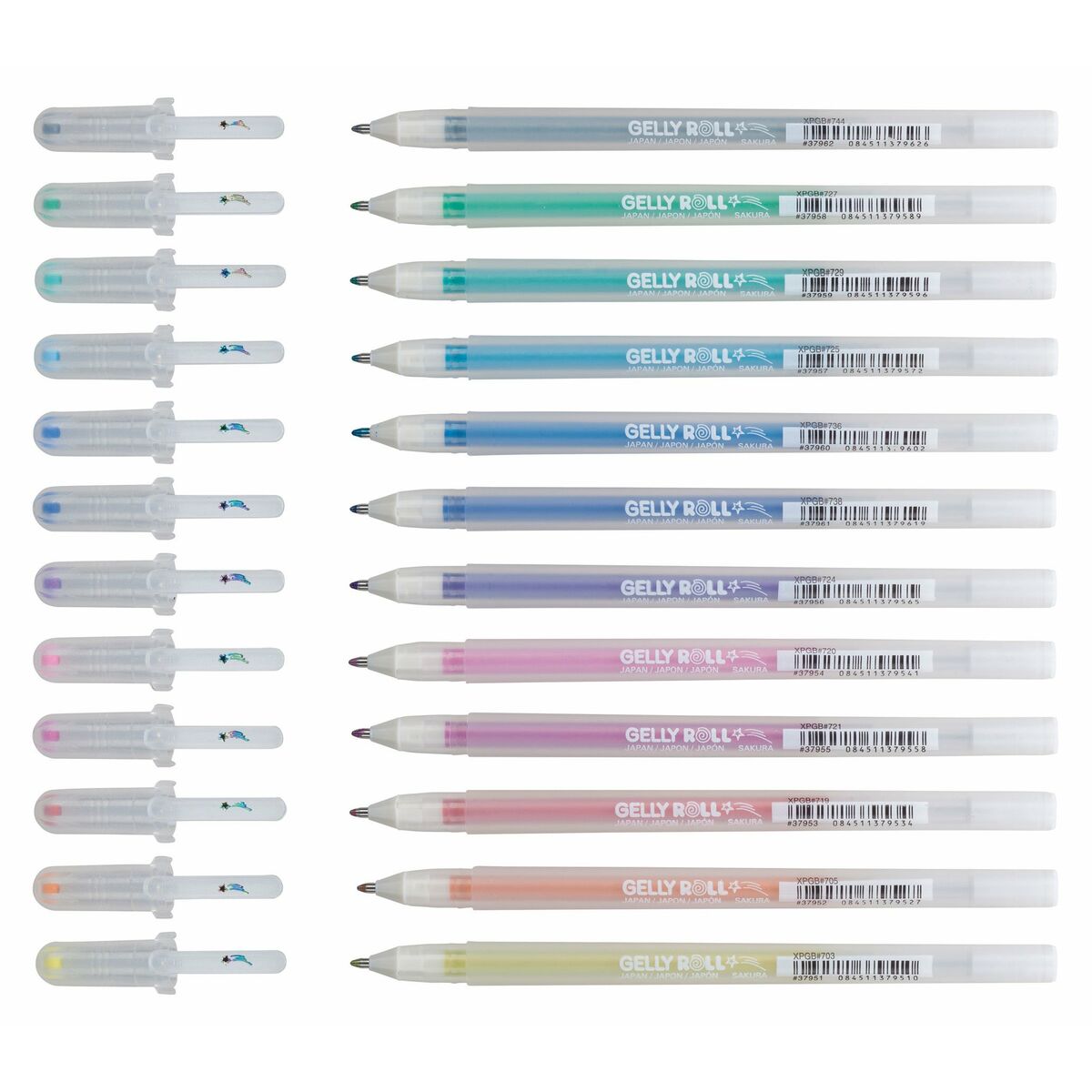 Set de Pixuri Talens Sakura Stardust Glitter 12 Piese